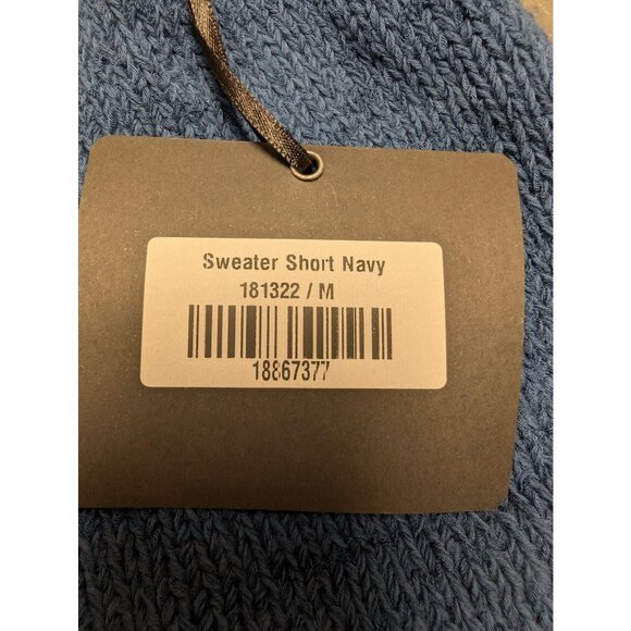 DYI Women's Sweater Felt Bottom Short Navy Size Medium - Picture 7 of 7